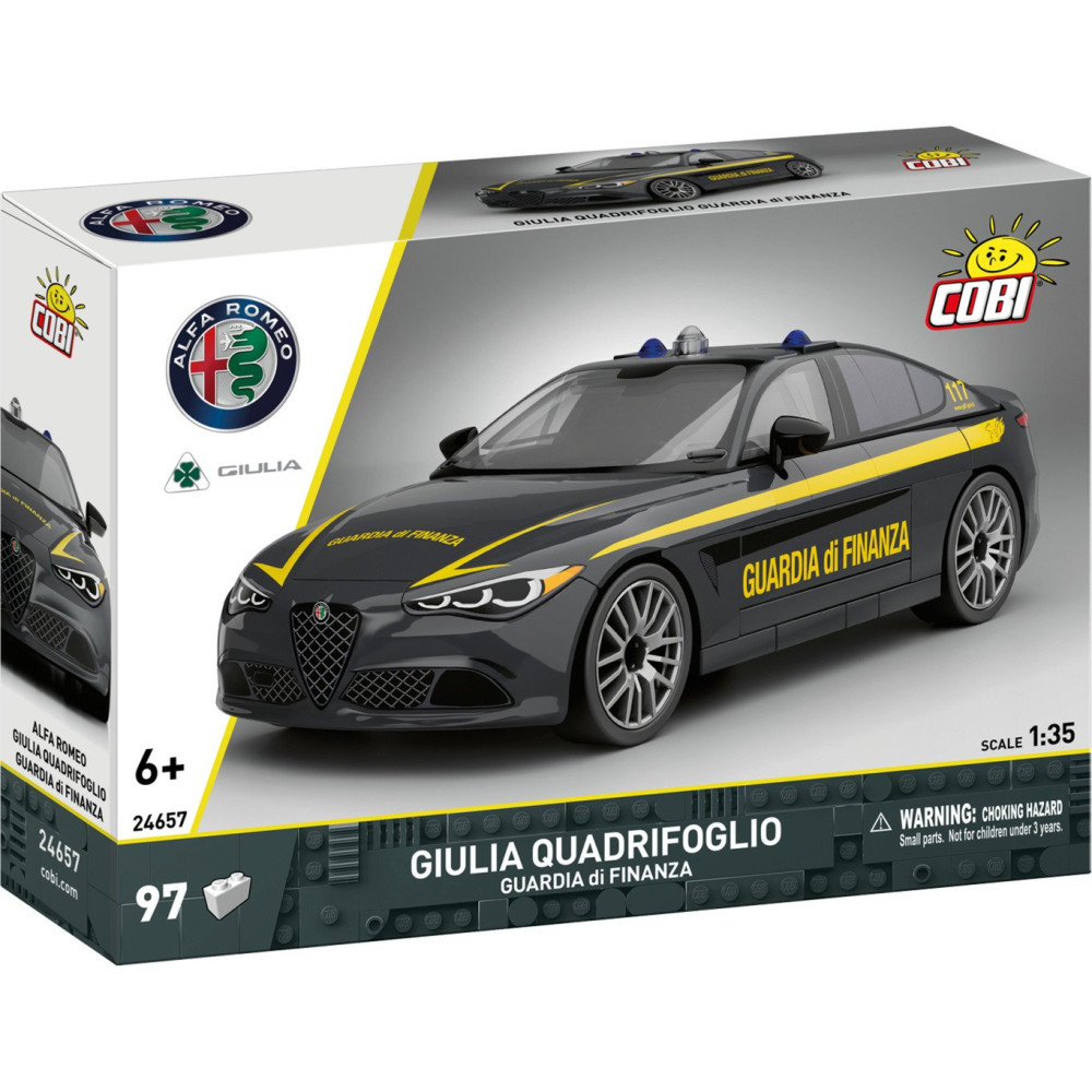 COBI Giulia Quadrifoglio Guardia di Finanza, Giochi di costruzione