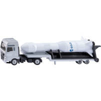 SIKU SUPER MAN camion con razzo ESA, Veicolo modello