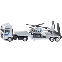 SIKU SUPER MAN camion con elicottero della polizia, Veicolo modello