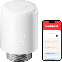 SwitchBot Termostato intelligente per radiatore, Riscaldamento termostato
