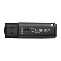 Kingston IronKey 256GB Locker Plus 50 G2, FIPS 197, AES-256, 256 GB, USB Typ-A, 3.2 Gen 1 (3.1 Gen 1), 145 MB/s, con cappuccio, 