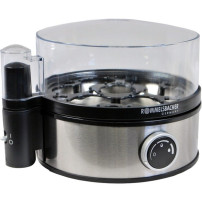 Rommelsbacher ER 400 Pentolino per uova 7 uovo/uova 400 W Nero, Acciaio inossidabile, Trasparente, Cuociuova