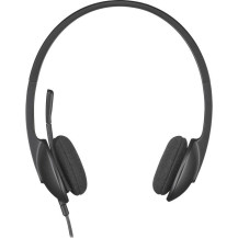 Logitech H340 Auricolare Cablato A Padiglione Ufficio USB tipo A Nero, Headset
