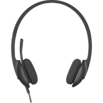 Logitech H340 Auricolare Cablato A Padiglione Ufficio USB tipo A Nero, Headset