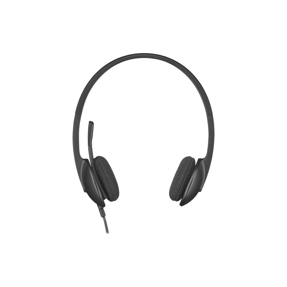 Logitech H340 Auricolare Cablato A Padiglione Ufficio USB tipo A Nero, Headset