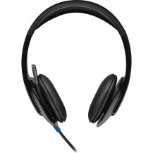 Logitech H540 Auricolare Cablato A Padiglione Ufficio USB tipo A Nero, Headset