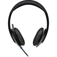Logitech H540 Auricolare Cablato A Padiglione Ufficio USB tipo A Nero, Headset