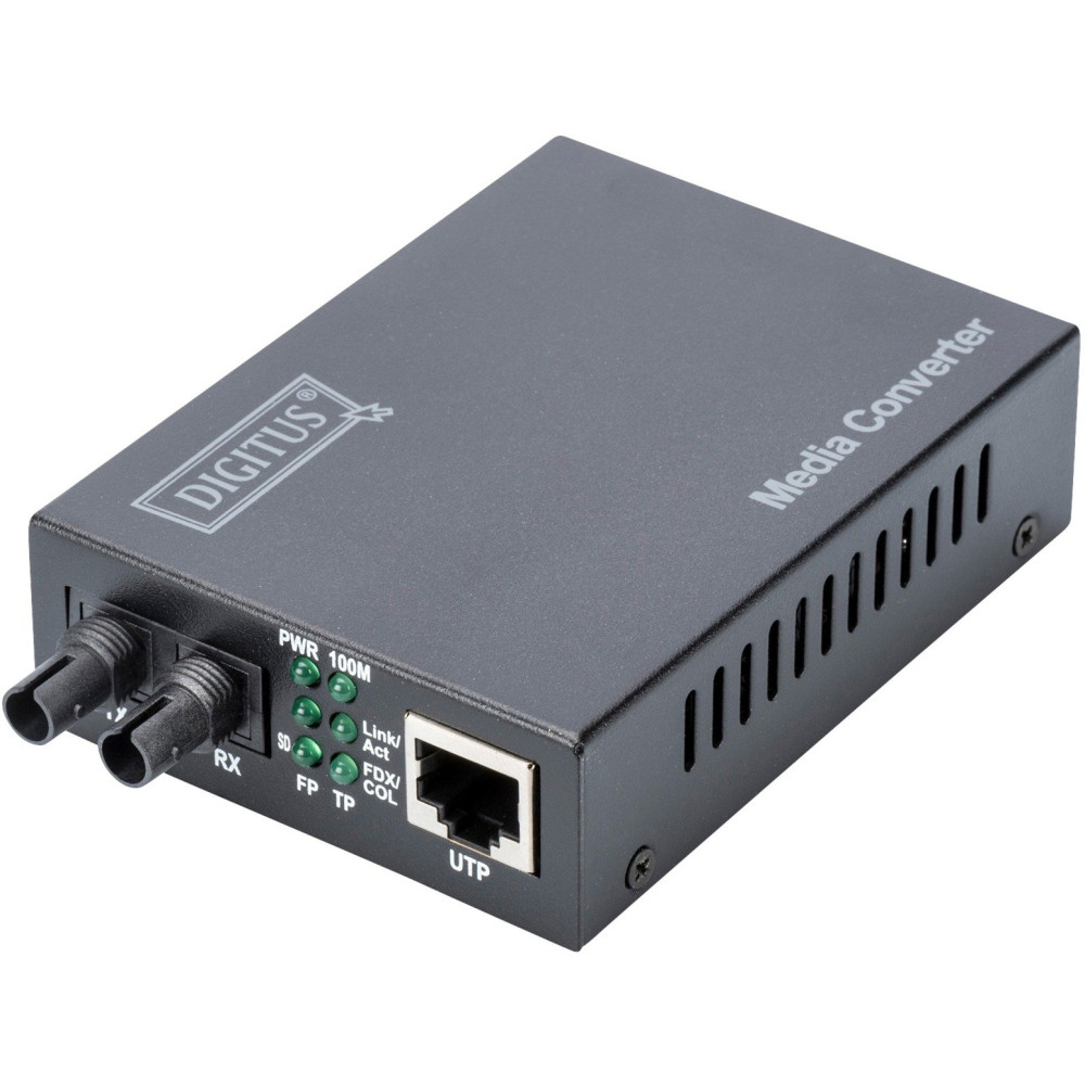 Digitus Convertitore di media Fast Ethernet , RJ45 / ST