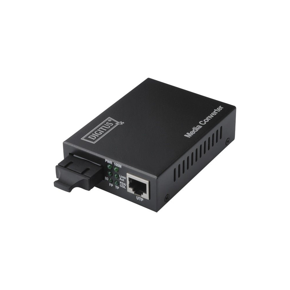 Digitus Convertitore di media Fast Ethernet , RJ45 / SC