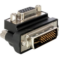 DeLOCK VGA Adapter DVI-I 15-pin FM VGA Nero, Adattatore