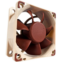 Noctua NF-A6X25 FLX sistema di raffreddamento per computer Case per computer Ventilatore 6 cm Marrone, Ventola