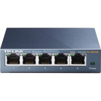 TP-Link TL-SG105 Non gestito Gigabit Ethernet (10/100/1000) Nero, Interruttore