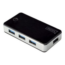 DIGITUS USB 3.0 Hub 4-Port schwarz