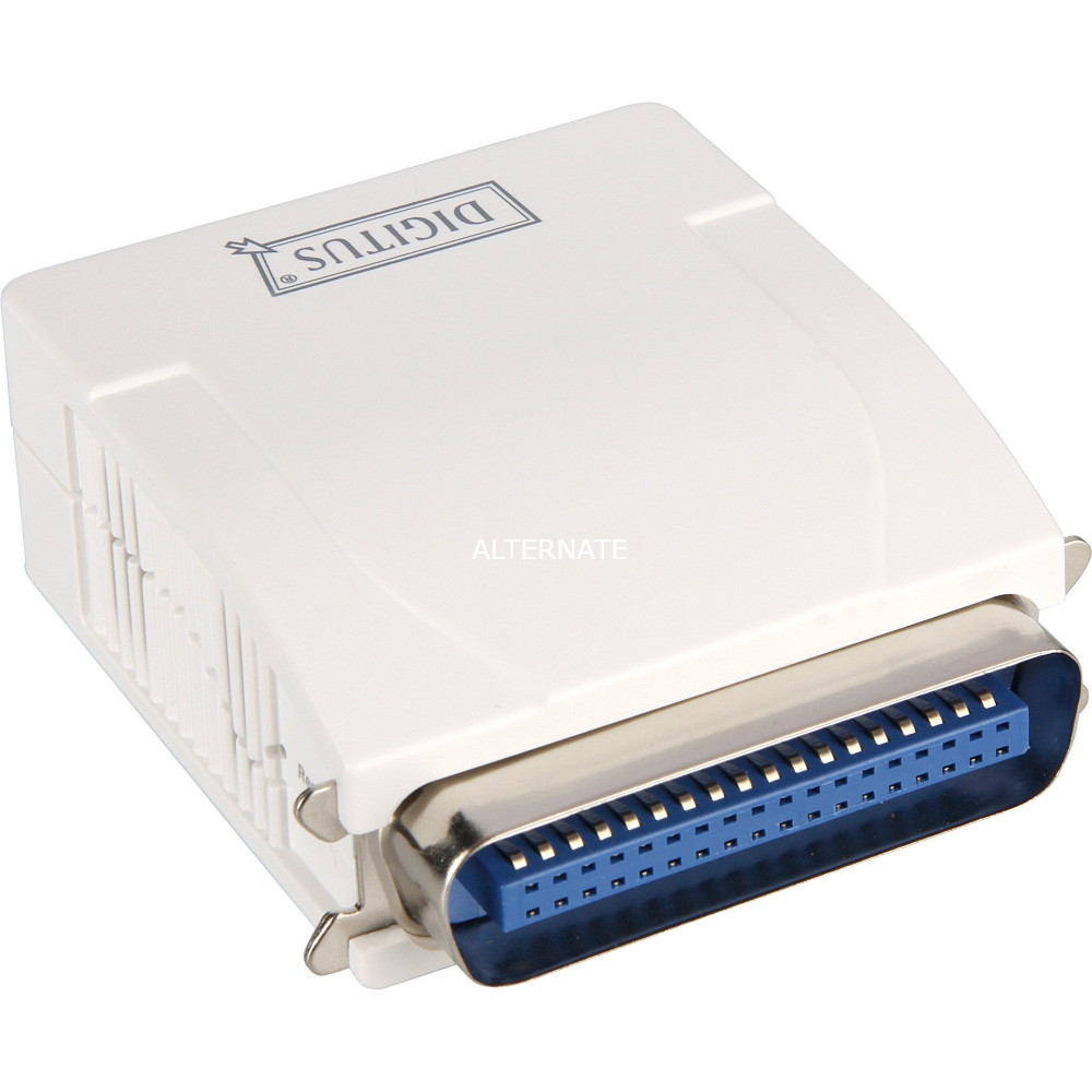 Digitus Print Server Fast Ethernet , parallelo, Server di stampa