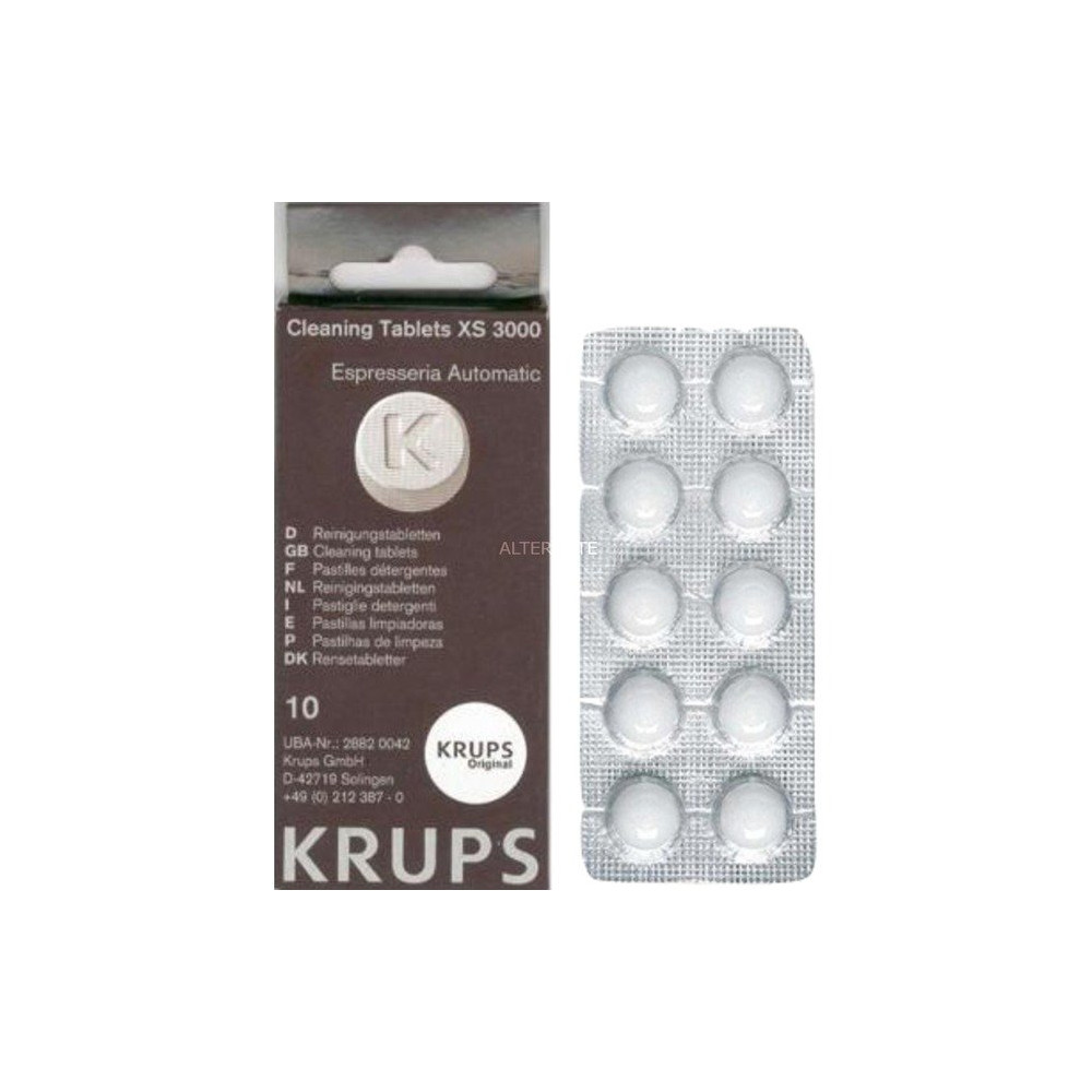 Krups XS300010 detergente per elettrodomestico Macchina da caffè, Pastiglie per la pulizia