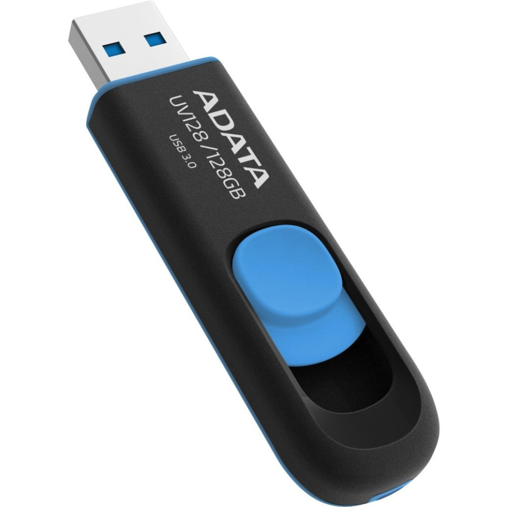 ADATA 64GB DashDrive UV128 unità flash USB USB tipo A 3.2 Gen 1 (3.1 Gen 1) Nero, Blu, Chiavetta USB