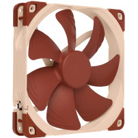 Noctua NF-A14 PWM Case per computer Ventilatore 14 cm Marrone, Ventola