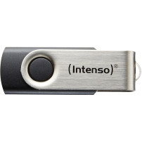 Intenso Basic Line unità flash USB 16 GB USB tipo A 2.0 Nero, Argento, Chiavetta USB