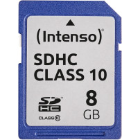 Intenso 3411460 memoria flash 8 GB SDHC Classe 10, Scheda di memoria