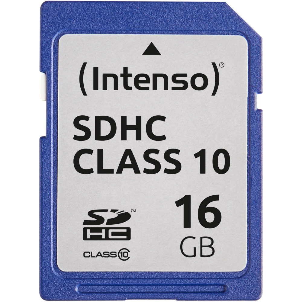Intenso 3411470 memoria flash 16 GB SDHC Classe 10, Scheda di memoria