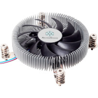 SilverStone SST-NT07-115X sistema di raffreddamento per computer Circuiti integrati Refrigeratore 8 cm Nero, Metallico, raffredd