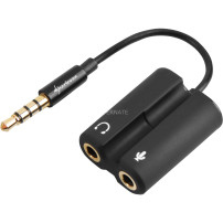 Sharkoon PMP35 cavo audio 0,12 m 3.5mm Nero