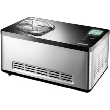Unold 48845 macchina per gelato Gelatiera compressore 2 L 180 W Nero, Acciaio inox