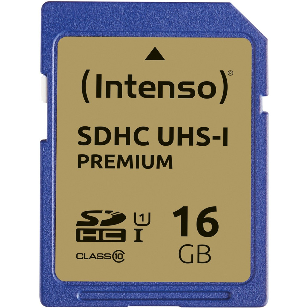 Intenso 3421470 memoria flash 16 GB SDHC UHS-I Classe 10, Scheda di memoria