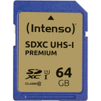 Intenso 3421490 memoria flash 64 GB SDXC UHS-I Classe 10, Scheda di memoria