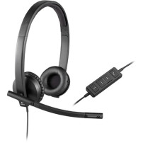 Logitech H570e Auricolare Cablato A Padiglione Ufficio USB tipo A Nero, Headset