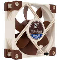 Noctua NF-A8 FLX sistema di raffreddamento per computer Case per computer Ventilatore 8 cm Beige, Marrone, Ventola