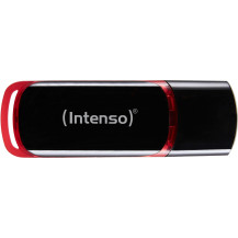 Intenso 64GB USB2.0 unità flash USB USB tipo A 2.0 Nero, Rosso, Chiavetta USB