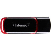 Intenso 64GB USB2.0 unità flash USB USB tipo A 2.0 Nero, Rosso, Chiavetta USB