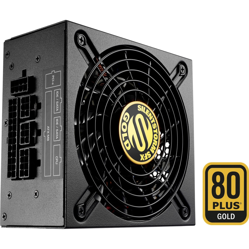 Sharkoon SilentStorm SFX Gold alimentatore per computer 500 W 20+4 pin ATX Nero, Alimentatore PC