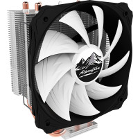 Alpenföhn Ben Nevis Processore Refrigeratore 12 cm Nero, Rame, Argento, Bianco, raffreddamento CPU