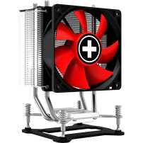 Xilence I402 Processore Refrigeratore 9,2 cm Nero, Rosso, Argento, raffreddamento CPU