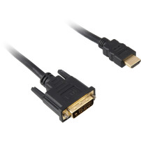 Sharkoon 1m, HDMI/DVI-D Nero, Cavo