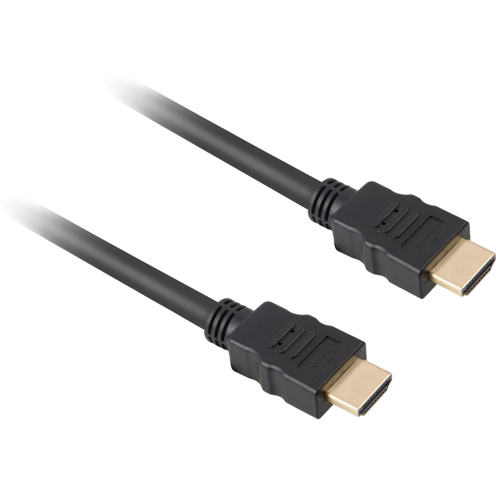Sharkoon 7.5m, 2xHDMI cavo HDMI 7,5 m HDMI tipo A (Standard) Nero