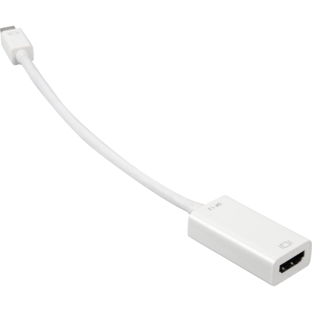 Sharkoon 0.15m, Mini DisplayPort/HDMI 0,15 m Bianco, Adattatore