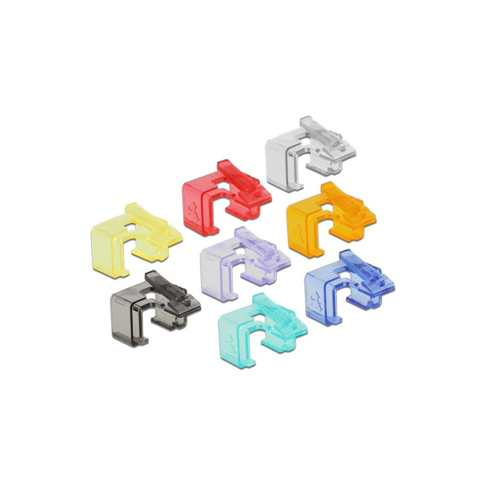 DeLOCK 86420 fermacavo Multicolore 16 pezzo(i), Parti di ricambio