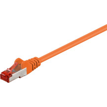 goobay 93475 cavo di rete Arancione 5 m Cat6 S/FTP (S-STP)