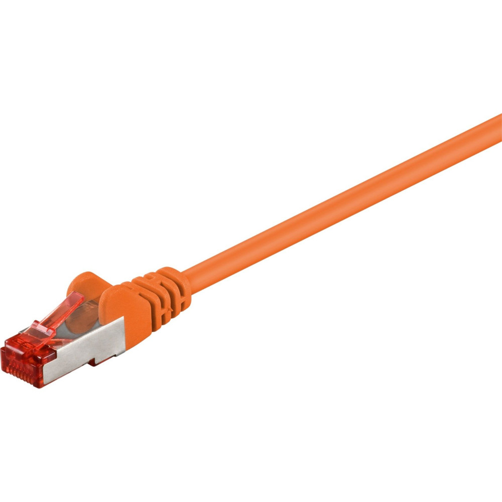 goobay 93475 cavo di rete Arancione 5 m Cat6 S/FTP (S-STP)