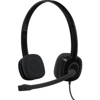 Logitech H151 Auricolare Cablato A Padiglione Ufficio Nero, Headset