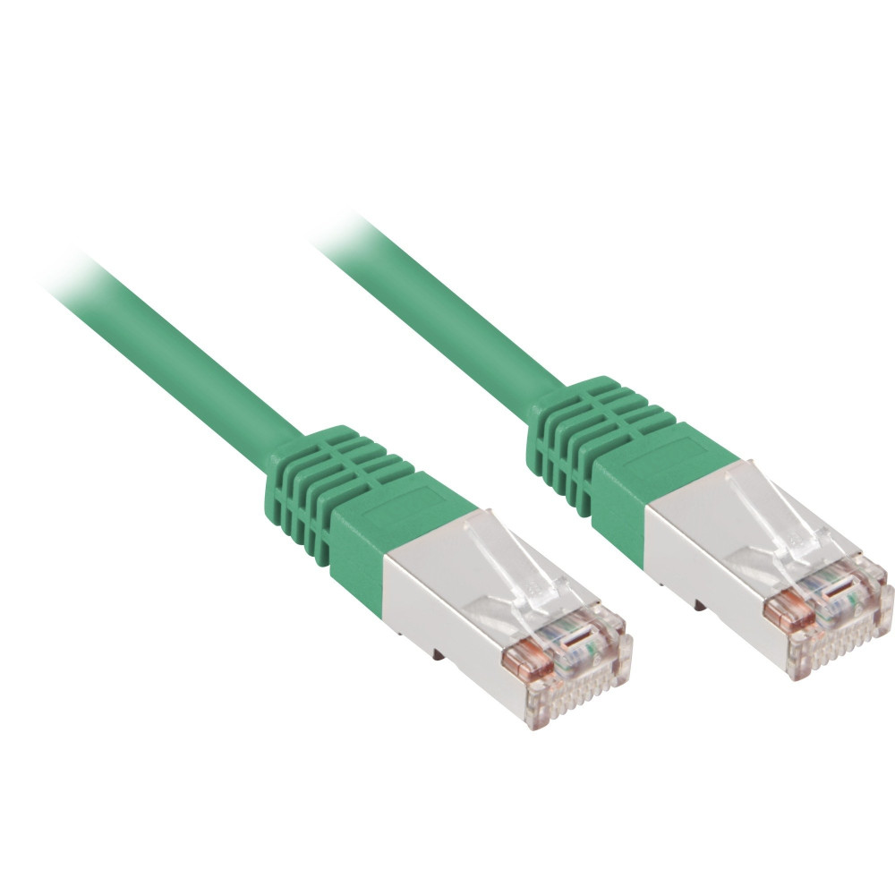 Sharkoon 1.5m Cat.5e S/FTP cavo di rete Verde 1,5 m Cat5e S/FTP (S-STP)