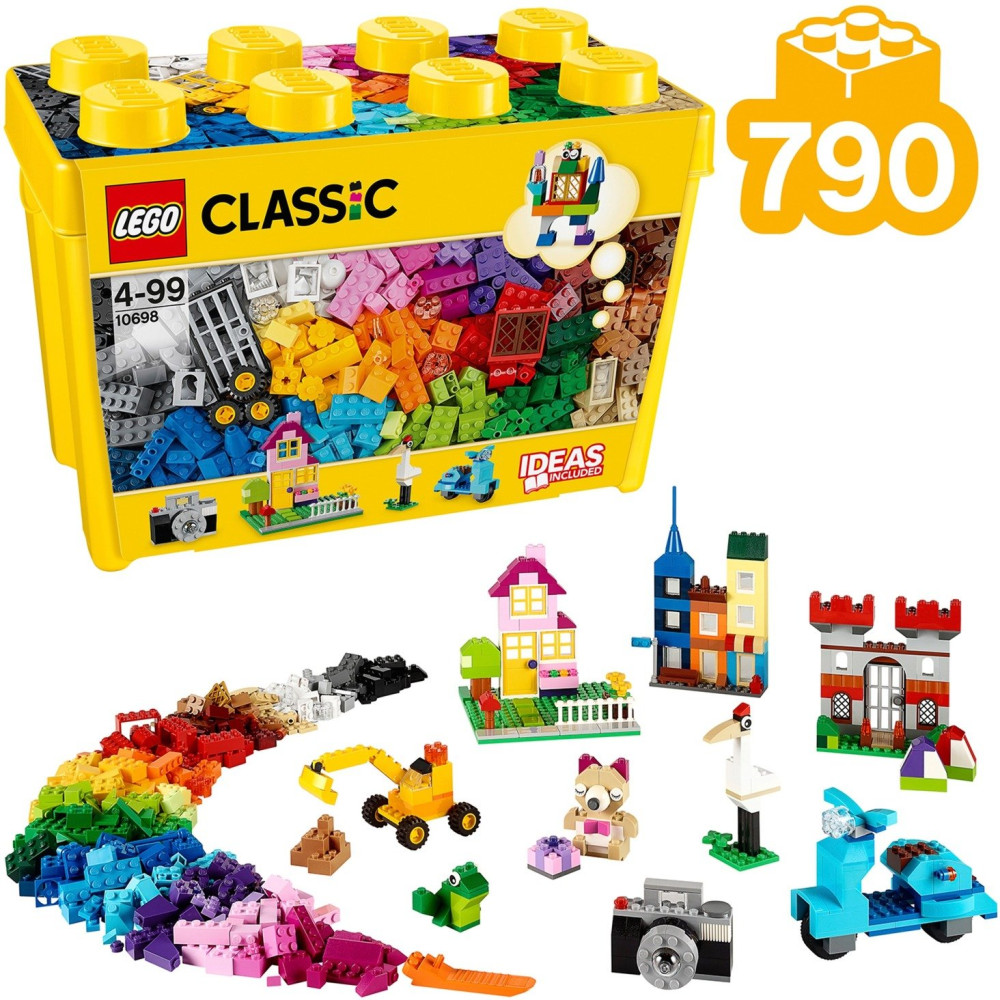 LEGO Classic Scatola grande mattoncini creativi  - 10698, Giochi di costruzione