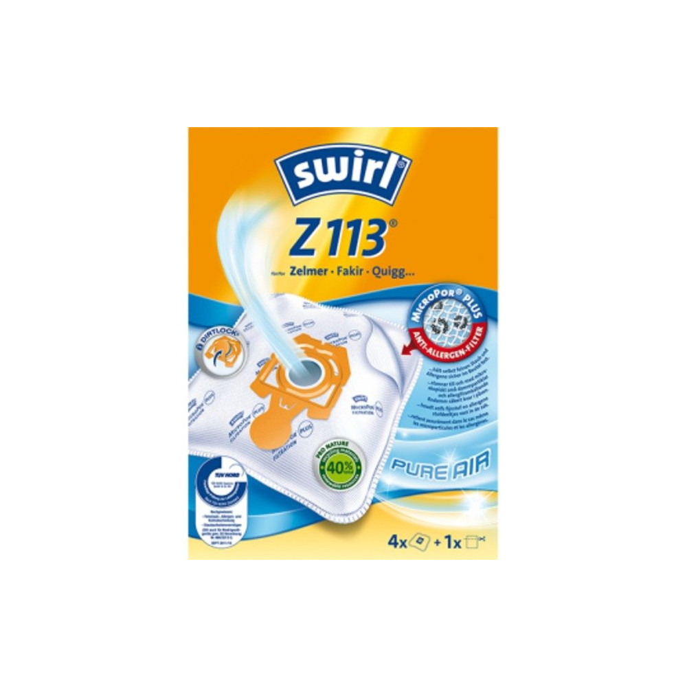 Swirl Z 113 Accessori e ricambi per aspirapolvere, Sacchetti per aspirapolvere