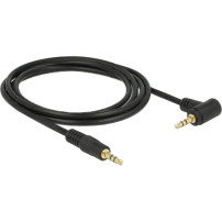 DeLOCK 2m 3.5mm M/M cavo audio Nero