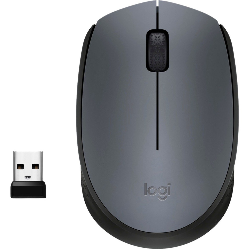 Logitech M170 Grey-K mouse Ambidestro RF Wireless Ottico 1000 DPI
