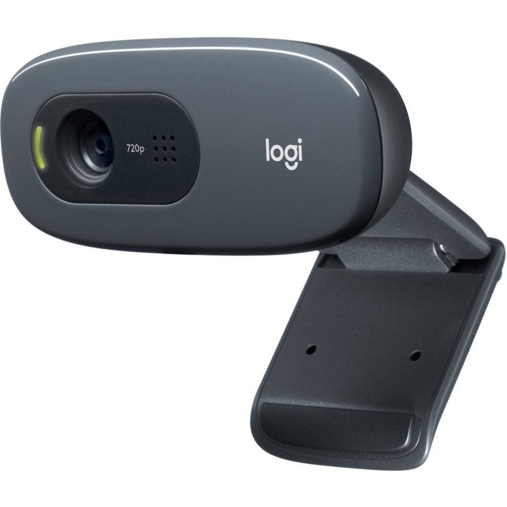 Logitech C270 Webcam HD, HD 720p/30fps, Videochiamate HD Widescreen, Correzione Automatica ‎Luminosità, Microfono Riduzione del 