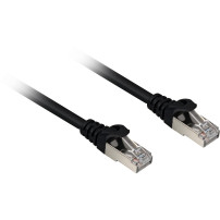 Sharkoon Cat.6a SFTP cavo di rete Nero 0,25 m Cat6a S/FTP (S-STP)
